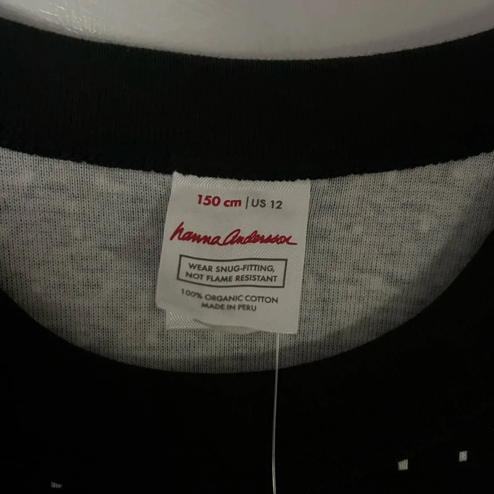 Hanna Andersson Black and White Kids Pajama Set - Picture 2 of 3